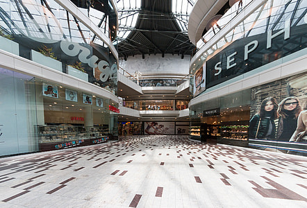 Centre commercial, Boutique, Shopping, Kielce, Couronne, Pologne, architecture