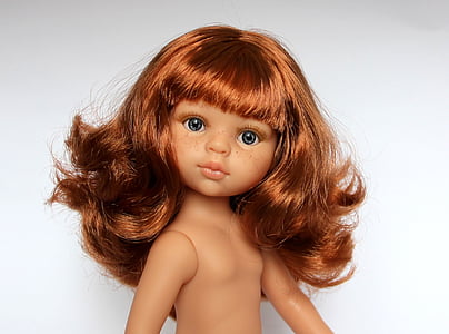 bayi boneka, Redhead boneka, boneka paola reina, boneka wajah, mainan untuk anak perempuan, anak, Manis