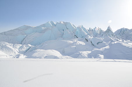 glacera, neu, gel, natura, paisatge, muntanya, alpí