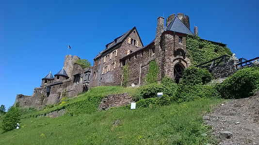 castle, mosel, middle ages, building, tower, architecture, sachsen