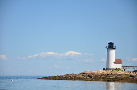 Lighthouse, USA, havet, himmel, Cloud, øhav
