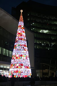Christmas, arbre, Xmas, vacances, décoration, hiver, décembre