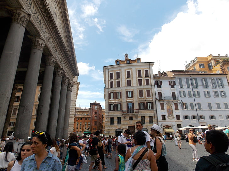 Pantheon, Italia, Roma, architettura, Romano, Monumento, Plaza