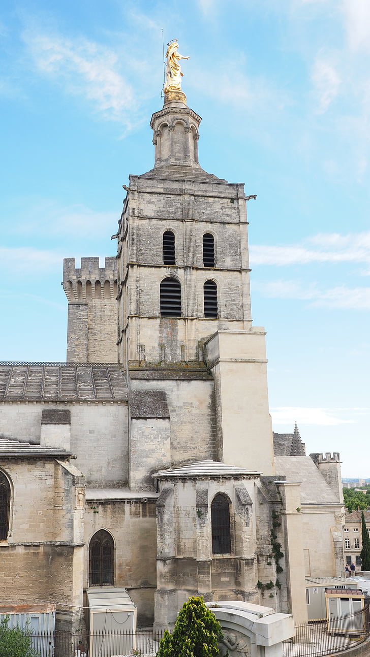 Katedra w avignon, Avignon, Katedra notre-dame-des-doms, Katedra, rzymsko-katolicka Katedra, Archidiecezja, Archidiecezja Awinionu