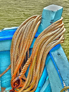 pesquero de arrastre, de la nave, barco, agua, Color, Puerto, lado