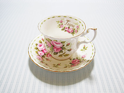 Tea time, pohár, júna, ruže, nápoj