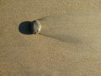 卵石, 沙子, 海滩, 海边, 潮, 潮汐, 流量
