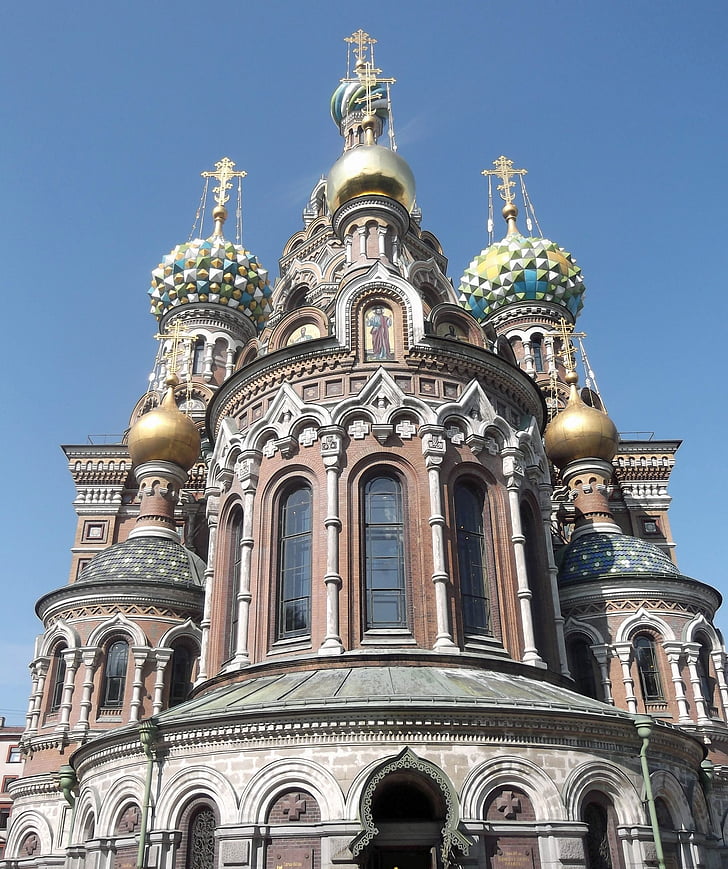 Sankt petersburg, Venäjä, kirkko resurrection, arkkitehtuuri, kirkko, katedraali, kuuluisa place