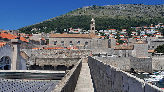 Dubrovnik, murs, Vista