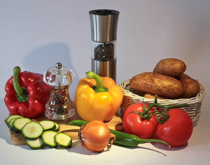 paradicsom, zöldség, piros, élelmiszer, Frisch, vitaminok, egészséges