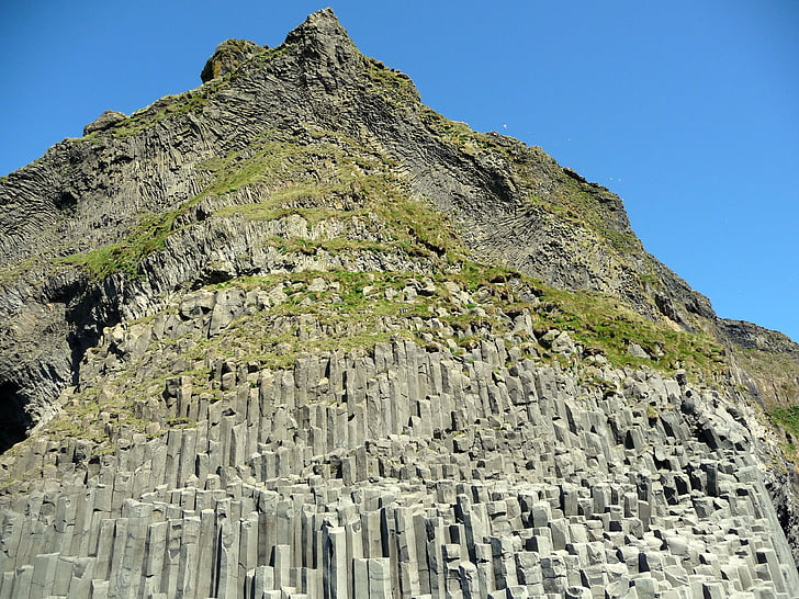 bazaltno kamenje, Island, priroda, arhitektura