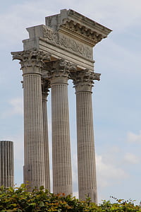 Xanten, romerske, arkitektur, ruin