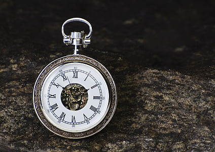 watch, time, stone, studio, pocket watch, minute, the hands