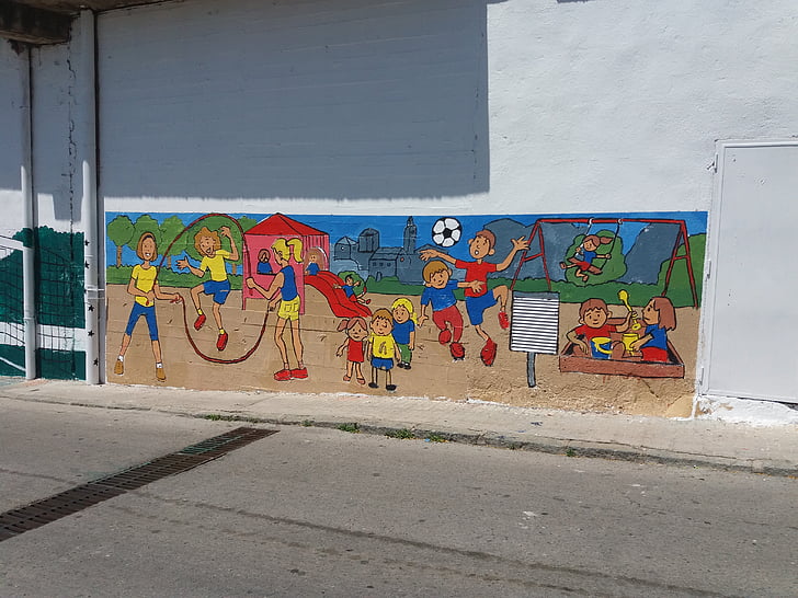 Çizim, Oyunlar, Çocuk, grafiti, sokak