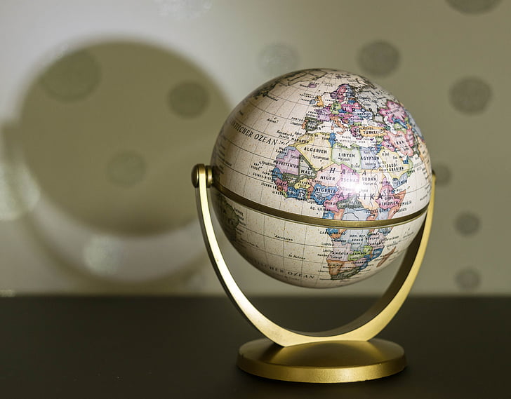 globo, mundo, Terra, mapa do mundo, global, bola, Terra