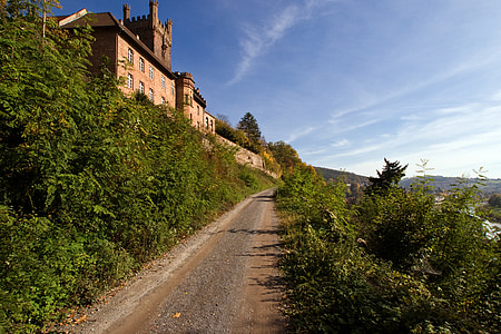 Neckarsteinach, Castello, Lane, Odenwald
