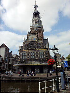 Alkmaar, Hollandia, csatornák