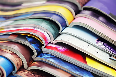magazine, colors, media, page, colorful, book, stack