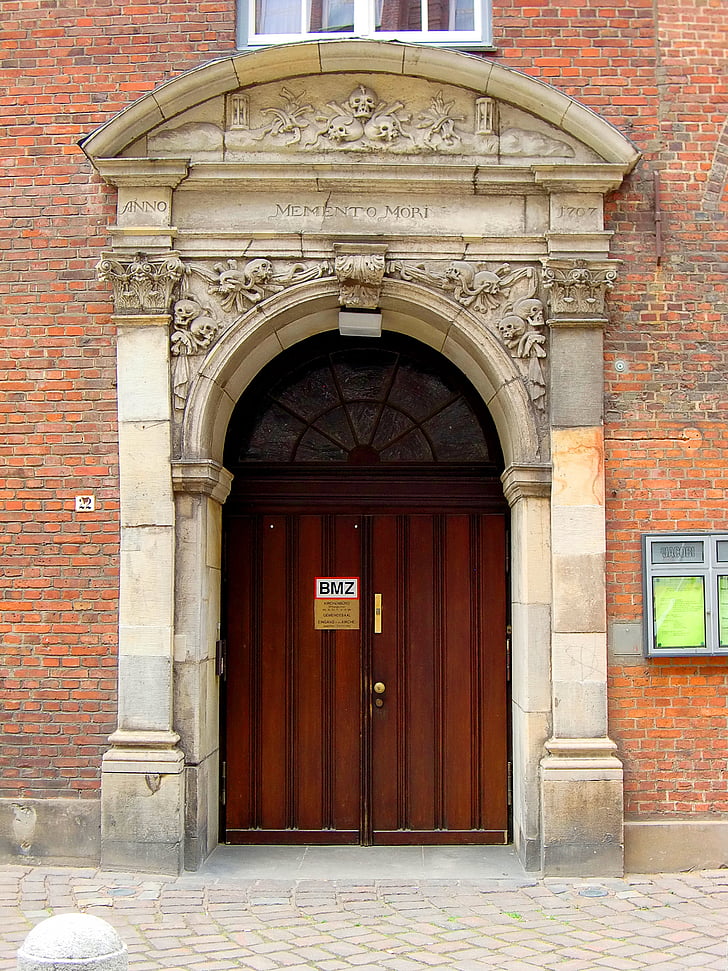 Portal, porta, l'entrada, fusta, objectiu, vell, antiga porta