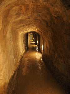 тунель, банди, підпілля, Säntis, шлях зв'язку, підключення коридор, світлові