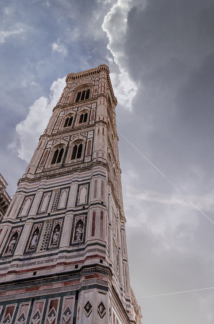 Florenţa, Campanile, Giotto, Toscana, Duomo, arhitectura