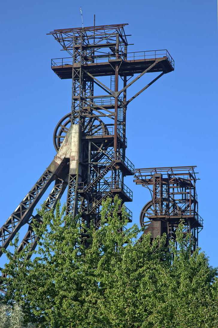 Bèlgica, Hainaut, Charleroi, mina de carbó, carbó