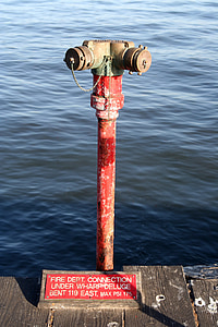消火栓, アメリカ, ポート, 水
