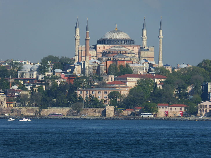 Istanbul, Hagia sofia, Hagia sophia, moskén, Orient, islam, platser av intresse