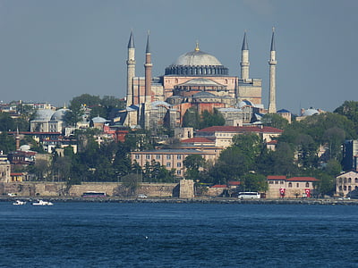 Стамбул, собор Святої Софії, собор Святої Софії, мечеть, орієнтувати, Іслам, Визначні пам'ятки