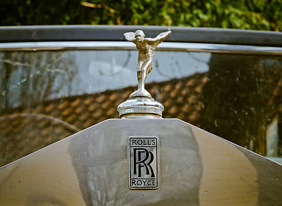 Rolls royce, auto, Cool obrázok, obrázok, automobilový priemysel, kov, Ornament