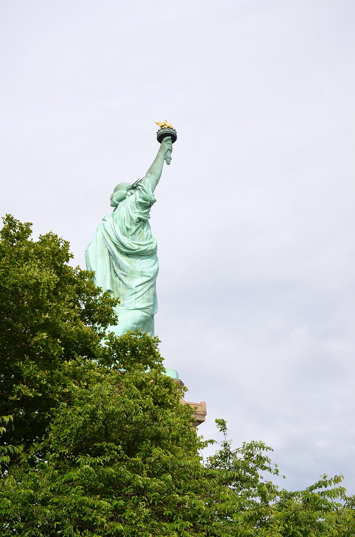 Статуя свободы, дом, 4 июля, независимость, Америки