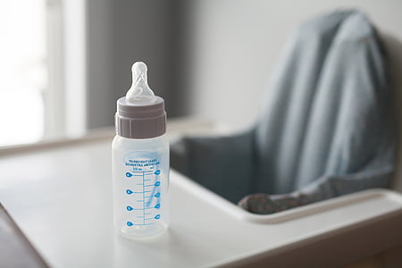 bottle, container, high chair, macro, plastic, baby Bottle, healthcare And Medicine