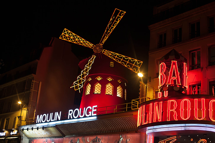 París, mulinruzh, noche, Club, Erotica