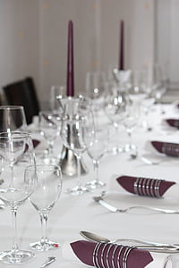tabela de gedeckter, tabela, cobertos, celebração, mesa de banquete, decoração de mesa, placa