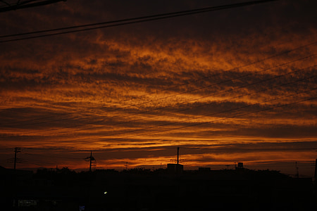 rik cloud, solnedgang, Twilight