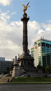 Itsenäisyyden enkeli, Meksiko, muistomerkki, kansallisten, Paseo de la Reforma-kadulla