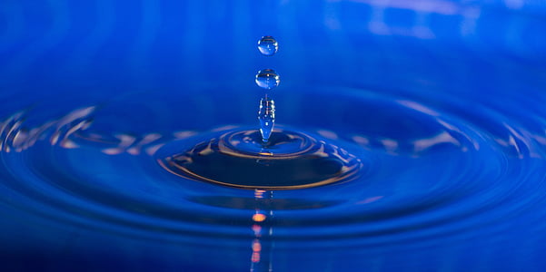 wasser photo, just add water, blue water drop, blue, drop, water, close-up