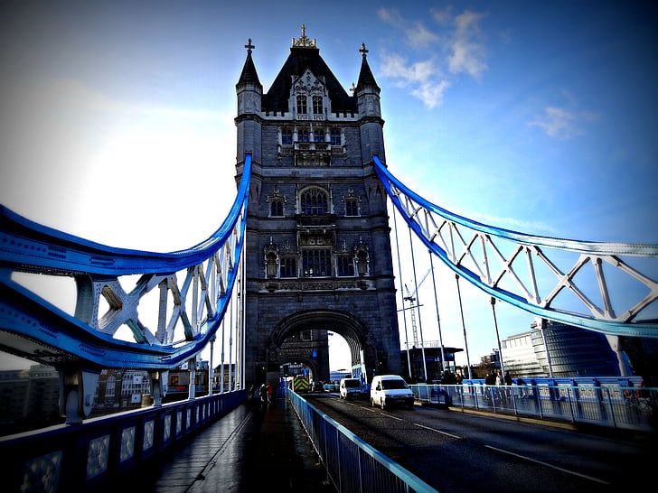 Tower bridge, Londra, Marea Britanie, punct de referinţă