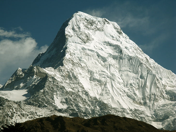 Himaalaja, Annapurna, mägi, mäed, lumi, Nepal, trekking