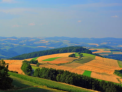 outlook, landscape, distant view, view, hill, rural Scene, agriculture