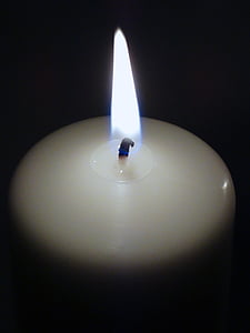 Kerze, Candle-Light, Flamme, Kerzenflamme, Licht, dunkel, Kerze Docht