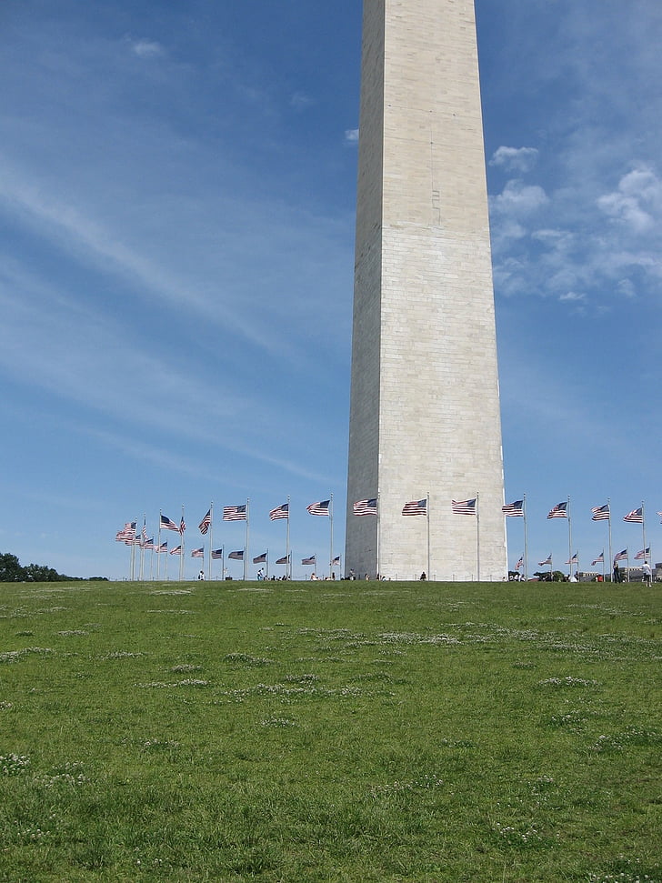 Washington-monumentet, Memorial, historiske, turister, vartegn, symbol, Washington