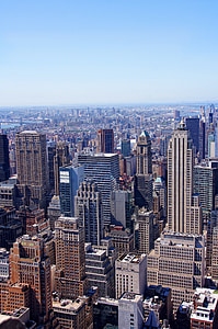 Nowy Jork, Manhattan, Skyline, new york city, Big apple, Ameryka, Architektura