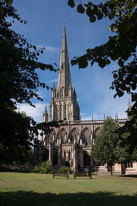 kostel, Svatá maria, Redcliffe, Bristol, Anglie, Křížová, Gotická