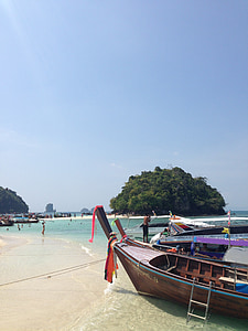 vann, hav, båt, nautiske fartøy, sjøen, stranden, Thailand
