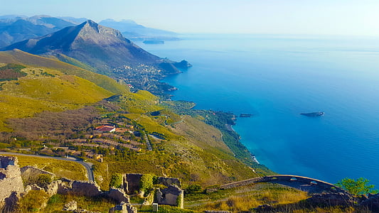 Maratea, Basilicata, mare, peisaj, Italia, albastru, natura