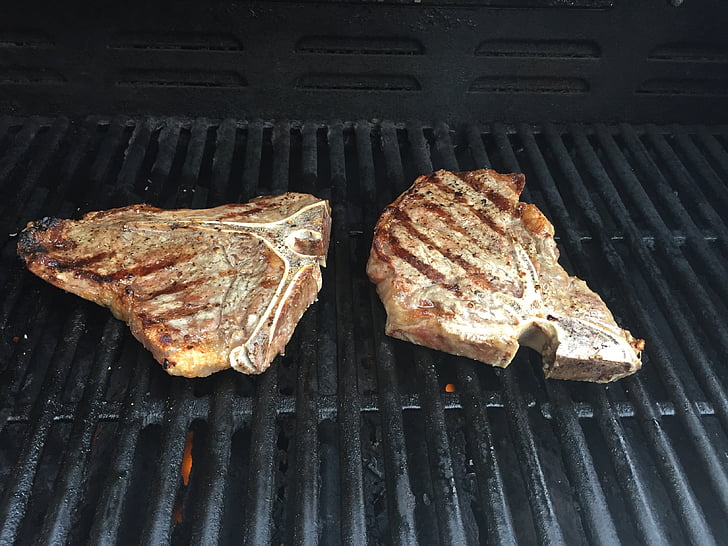 steak, grill, summer