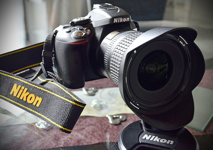 Nikon, d5300, SLR fotoaparat, DSLR, koji se tiče prsta kamera, fotografije, kamera - fotografske opreme