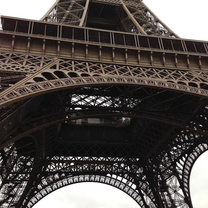 París, Francia, acero, Gustave eiffel, arquitectura, Torre Eiffel, París - Francia