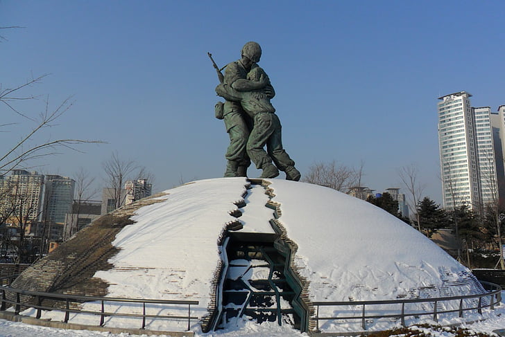 Korea, Seoul, Sydkorea, landmärke, resor, Memorial, War memorial
